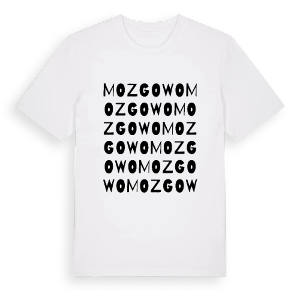 Mozgowo ordlek t-shirt – ekologisk bomull t-shirt från Pinshirt