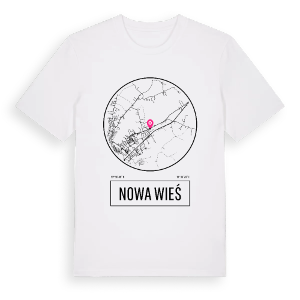 Nowa Wieś t-shirt – ekologisk bomull t-shirt från Pinshirt