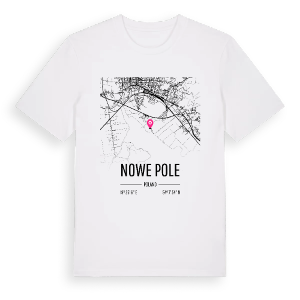 Nowe Pole karta t-shirt – ekologisk bomull t-shirt från Pinshirt