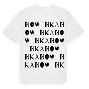 Nowinka ordlek t-shirt – ekologisk bomull t-shirt från Pinshirt