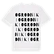 Ogrodniki ordlek t-shirt