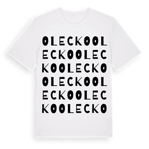 Olecko ordlek t-shirt – ekologisk bomull t-shirt från Pinshirt