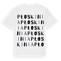 Płoskinia ordlek t-shirt
