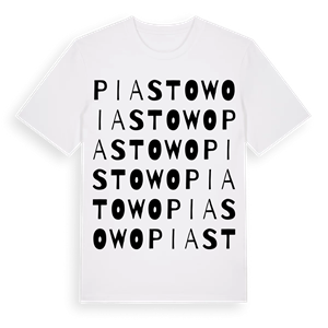 Piastowo ordlek t-shirt – ekologisk bomull t-shirt från Pinshirt
