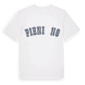 Pieniężno college t-shirt – ekologisk bomull t-shirt från Pinshirt