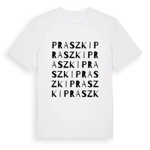 Praszki ordlek t-shirt – ekologisk bomull t-shirt från Pinshirt