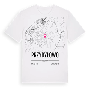 Przybyłowo karta t-shirt – ekologisk bomull t-shirt från Pinshirt