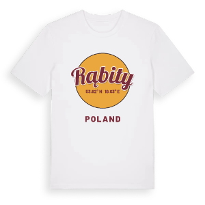 Rąbity cirkel t-shirt – ekologisk bomull t-shirt från Pinshirt