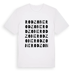 Rodzone ordlek t-shirt – ekologisk bomull t-shirt från Pinshirt
