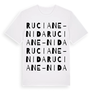 Ruciane-Nida ordlek t-shirt – ekologisk bomull t-shirt från Pinshirt