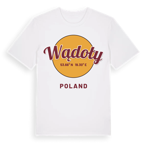 Wądoły cirkel t-shirt – ekologisk bomull t-shirt från Pinshirt