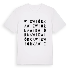 Wiewiórka ordlek t-shirt – ekologisk bomull t-shirt från Pinshirt
