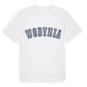 Wodynia college t-shirt – ekologisk bomull t-shirt från Pinshirt