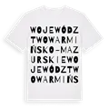 województwo warmińsko-mazurskie ordlek t-shirt