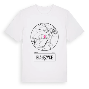 Białężyce t-shirt – ekologisk bomull t-shirt från PinShirt
