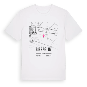 Bierzglin karta t-shirt – ekologisk bomull t-shirt från PinShirt