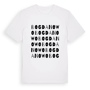 Bogdanowo ordlek t-shirt – ekologisk bomull t-shirt från PinShirt