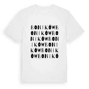 Boników ordlek t-shirt – ekologisk bomull t-shirt från PinShirt