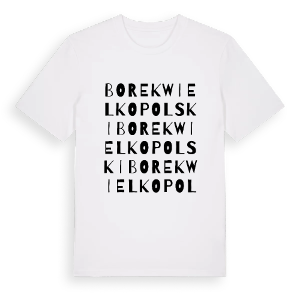 Borek Wielkopolski ordlek t-shirt – ekologisk bomull t-shirt från PinShirt