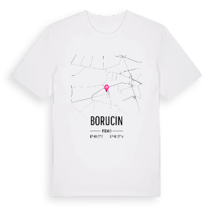 Borucin karta t-shirt – ekologisk bomull t-shirt från PinShirt