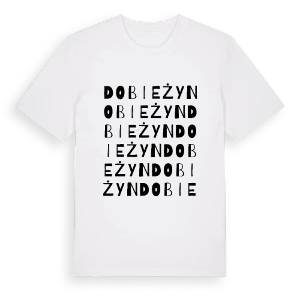 Dobieżyn ordlek t-shirt – ekologisk bomull t-shirt från PinShirt