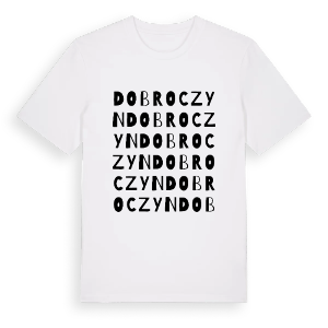 Dobroczyn ordlek t-shirt – ekologisk bomull t-shirt från PinShirt