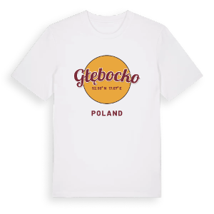 Głębocko cirkel t-shirt – ekologisk bomull t-shirt från PinShirt