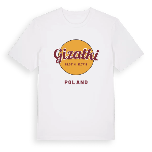 Gizałki cirkel t-shirt – ekologisk bomull t-shirt från PinShirt
