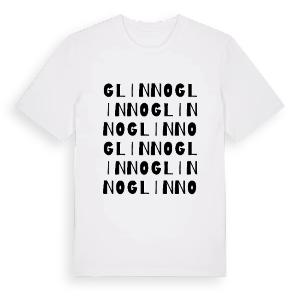 Glinno ordlek t-shirt – ekologisk bomull t-shirt från PinShirt