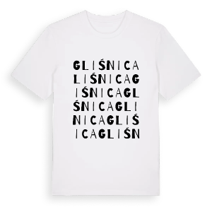 Gliśnica ordlek t-shirt – ekologisk bomull t-shirt från PinShirt