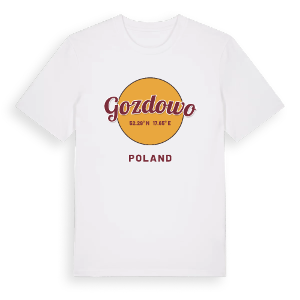 Gozdowo cirkel t-shirt – ekologisk bomull t-shirt från PinShirt