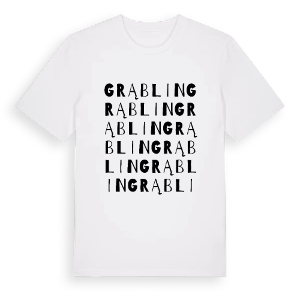 Grąblin ordlek t-shirt – ekologisk bomull t-shirt från PinShirt