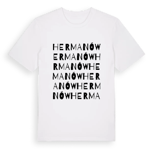 Hermanów ordlek t-shirt – ekologisk bomull t-shirt från PinShirt