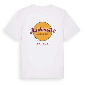 Jankowice cirkel t-shirt – ekologisk bomull t-shirt från PinShirt