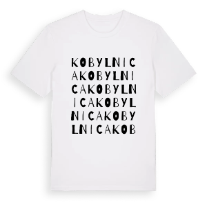 Kobylnica ordlek t-shirt – ekologisk bomull t-shirt från PinShirt