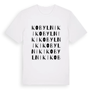 Kobylniki ordlek t-shirt – ekologisk bomull t-shirt från PinShirt