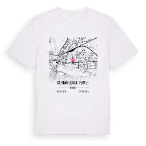 Komandoria-Pomet karta t-shirt – ekologisk bomull t-shirt från PinShirt