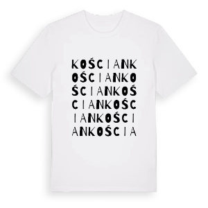 Kościan ordlek t-shirt – ekologisk bomull t-shirt från PinShirt