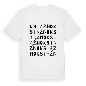 Książno ordlek t-shirt – ekologisk bomull t-shirt från PinShirt