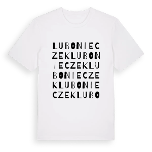 Lubonieczek ordlek t-shirt – ekologisk bomull t-shirt från PinShirt
