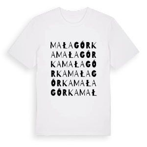 Mała Górka ordlek t-shirt – ekologisk bomull t-shirt från PinShirt
