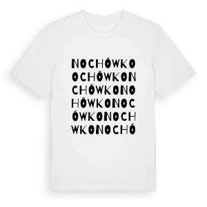 Nochówko ordlek t-shirt – ekologisk bomull t-shirt från PinShirt