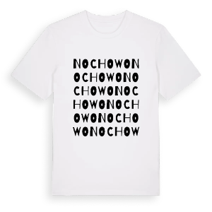 Nochowo ordlek t-shirt – ekologisk bomull t-shirt från PinShirt