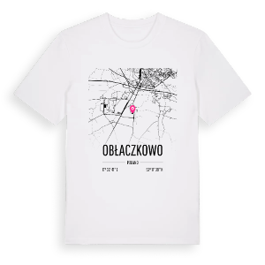 Obłaczkowo karta t-shirt – ekologisk bomull t-shirt från PinShirt