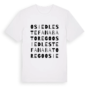 Osiedle Stefana Batorego ordlek t-shirt – ekologisk bomull t-shirt från PinShirt