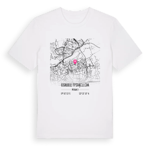 Osiedle Tysiąclecia karta t-shirt – ekologisk bomull t-shirt från PinShirt