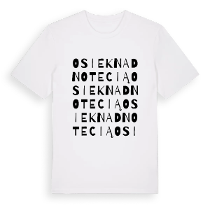 Osiek nad Notecią ordlek t-shirt – ekologisk bomull t-shirt från Pinshirt