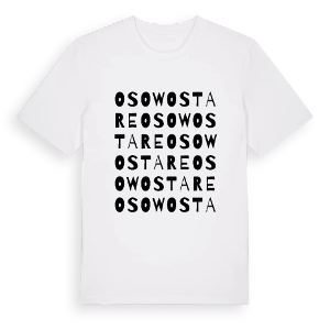 Osowo Stare ordlek t-shirt – ekologisk bomull t-shirt från PinShirt
