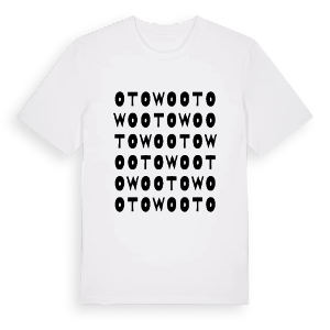 Otowo ordlek t-shirt – ekologisk bomull t-shirt från PinShirt