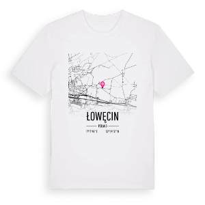 Łowęcin karta t-shirt – ekologisk bomull t-shirt från PinShirt